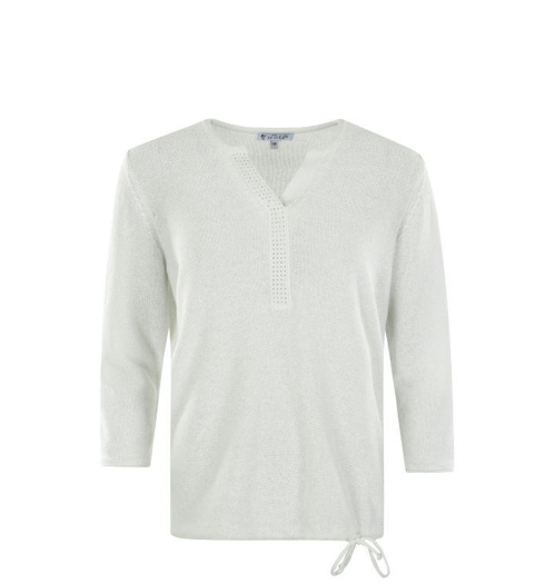 Dámský svetr HAJO D Pulli - HAJO - 19492 200 D Pulli, kuhle Leinenmischung