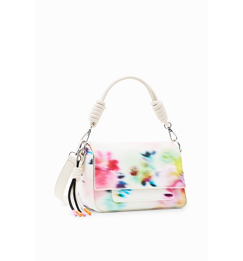 Dámská kabelka DESIGUAL ACIDULE PHUKET MINI-STRAIGHT FLAP 9019 MATERIAL FINISHES - DESIGUAL - 23SAXPA5 9019 BAG ACIDULE PHUKET MINI-ST