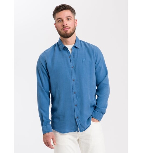 Pánská sportovní košile CROSS SHIRT 5 INDIGO - Cross - 35505 5 SHIRT