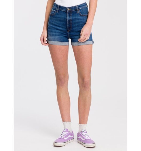 Dámské bermudy CROSS SHORT 6 DARK MID BLUE - Cross - A610 6 SHORT