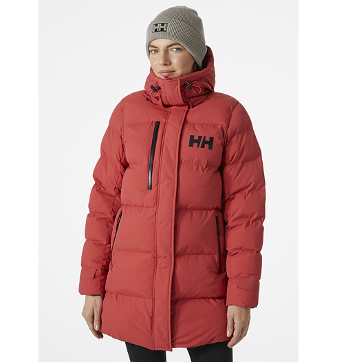 Dámský zimní kabát HELLY HANSEN W ADORE PUFFY PARKA 101 POPPY RED - Helly Hansen - 53205 101 W ADORE PUFFY PARKA