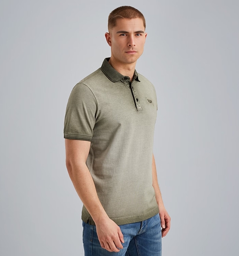 Pánská polokošile PME LEGEND Polo short sleeve cold dye pique 6149 - PME LEGEND - PPSS2504857 6149 Polo short sleeve cold dye pique