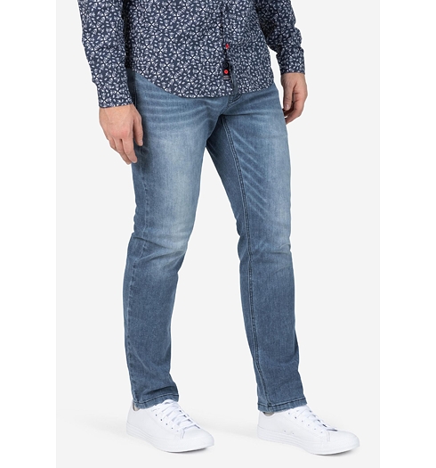 Pánské jeans TIMEZONE Eduardo Slim Modrá - Timezone - 27-10064-00-3791 3471 EduardoTZ Slim
