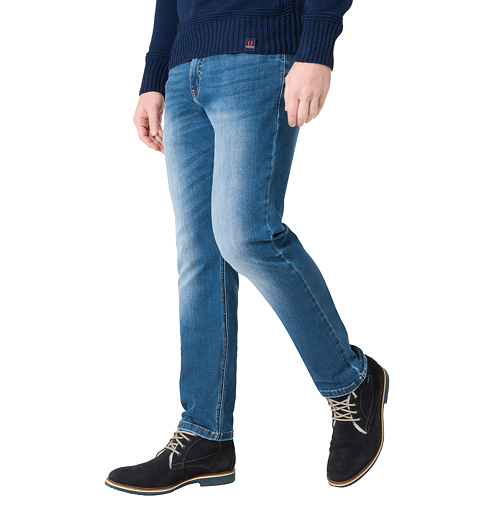 Pánské jeans TIMEZONE EduardoTZ Slim Modrá - Timezone - 27-10064-00-3810 3768 EduardoTZ Slim