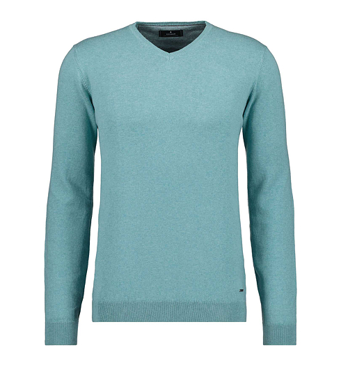 Pánský svetr RAGMAN V-neck Zelená - Ragman - 742457 320 V-Neck NOS