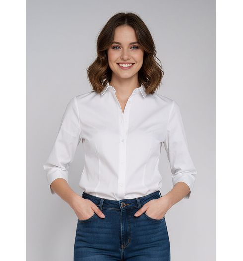 Dámská košile SEIDEL Bluse 3/4 Arm Bílá - SEIDEL - 4101B 10 Bluse 3/4 Arm