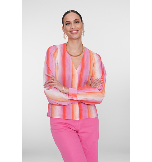 Dámská halenka Geisha blouse Růžová - Geisha - 63248-20 450 blouse