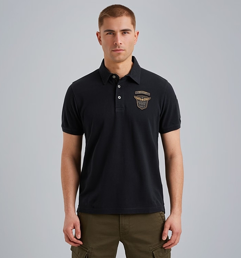 Pánská polokošile PME LEGEND Polo short sleeve fine pique badge 5281 - PME LEGEND - PPSS2504882 5281 Polo short sleeve fine pique badge
