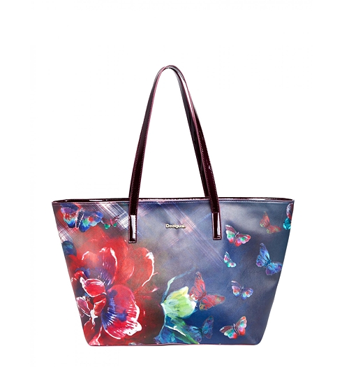 Dámská kabelka DESIGUAL BOLS_SAN FRANCISCO PAPILLON 3007 BORGO?A - DESIGUAL - 58X50R5 3007 BOLS_SAN FRANCISCO PAPILLON