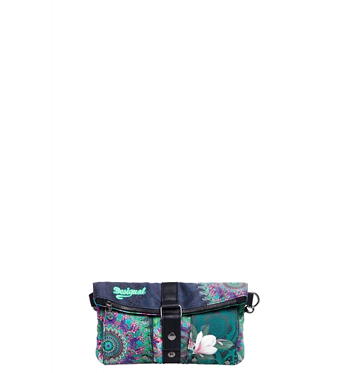 Dámská kabelka DESIGUAL BOLS  CLUTCH ALANA 5016 ESTATE BLUE - DESIGUAL - 57X51P5 5016 BOLS CLUTCH ALANA