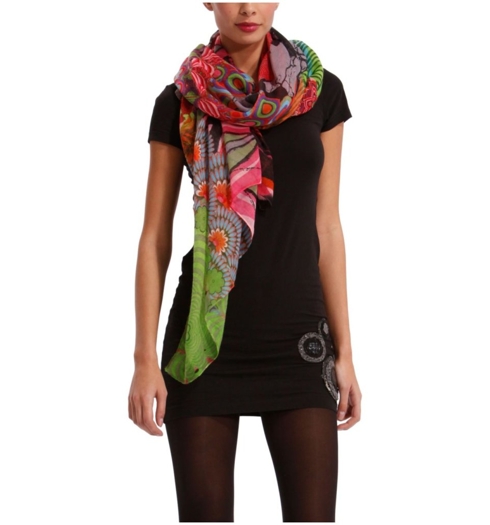 Dámský šátek DESIGUAL 37W5713 3020 PANU_CARRY SEDUCCIÓ 3020 - DESIGUAL - 37W5713 3020 PANU_CARRY SEDUCCIÓ