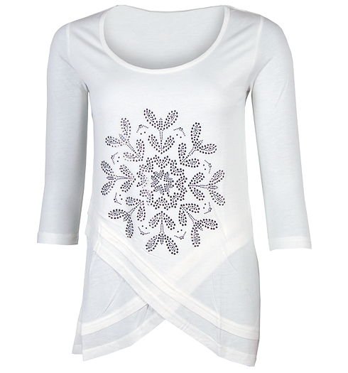 Dámské triko DESIGUAL MARIA 1007 TUNEZ - DESIGUAL - 67T24Q1 1007 TS MARIA