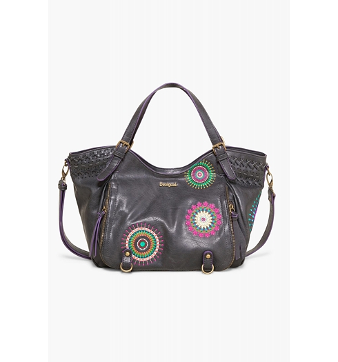 Dámská kabelka DESIGUAL BOLS ROTTERDAM SUZIE 2000 NEGRO - DESIGUAL - 72X9EC6 2000 BOLS ROTTERDAM SUZIE