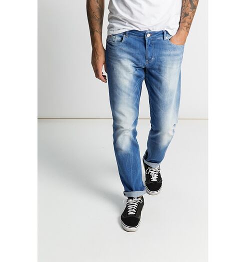 Pánské jeans HIS CLIFF 9383 premium medium blue wash - HIS - 101326 9383 CLIFF