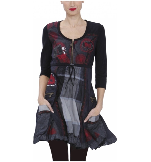 Dámské šaty DESIGUAL 27V2000 2020 VEST ELVIRA 2020 - DESIGUAL - 27V2000 2020 VEST ELVIRA
