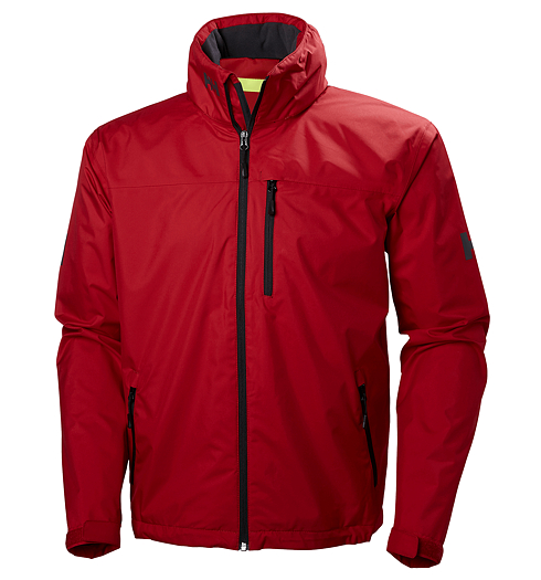 Pánská bunda HELLY HANSEN CREW HOODED JACKET 162 RED - Helly Hansen - 33875 162 CREW HOODED JACKET