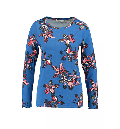 Dámská halenka GARCIA T-shirt 3091 snorkel blue - GARCIA - U80015 3091 Ladies t-shirt