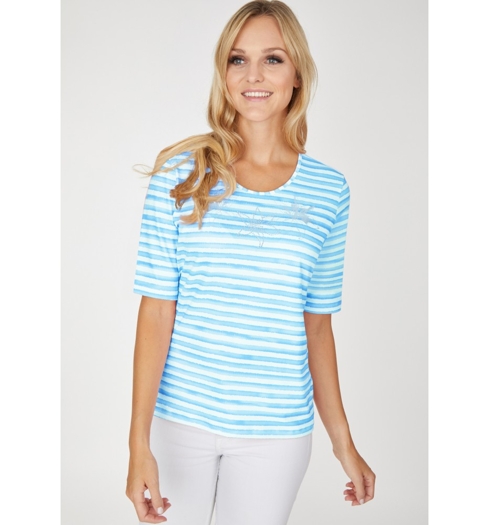 Dámské tričko HAJO D Shirt 605 legune - HAJO - 18613 605 D SHIRT