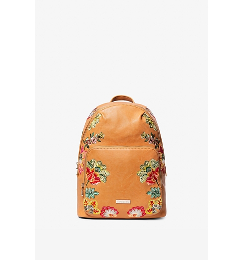 Dámský batůžek DESIGUAL SUMMER CARIBOU LIMA 6011 camel - DESIGUAL - 19SAXPE3 6011 BOLS_SUMMER CARIBOU LIMA