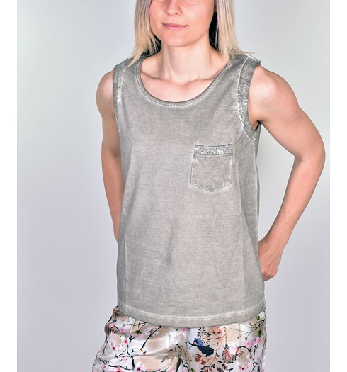 Dámské tílko MISMASH T-SHIRT 39 BEIGE -  - S1940614 TOP