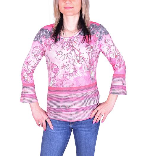 Dámské tričko HAJO D Shirt 325 flamingo - HAJO - 18550 325 D Shirt