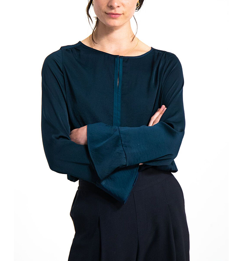 Dámská halenka GARCIA ladies shirt 292 dark moon - GARCIA - GS900730 292 ladies shirt