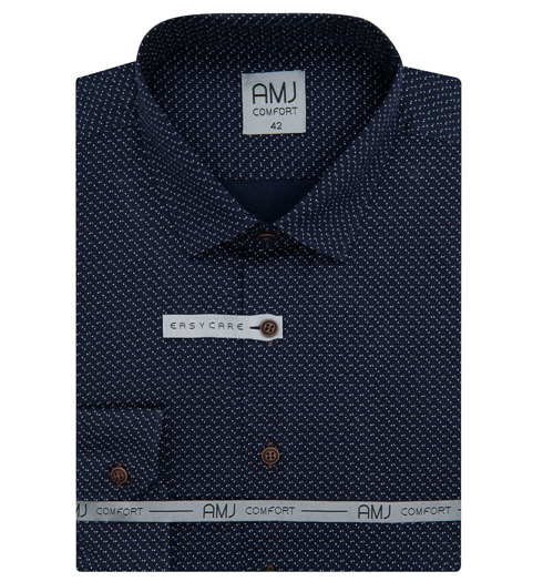 Košile společenská slim fit AMJ KOšILE DL.R. VDSB 1112 slim 1112 - AMJ KOšILE - VDSB 1112 Slim
