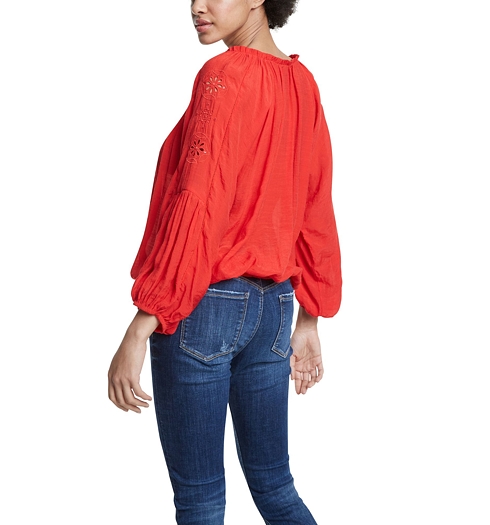 Dámská halenka DESIGUAL BLUS_VENECIA 3007 BURGUNDY - DESIGUAL - 20SWBW17 3007 BLUS_VENECIA