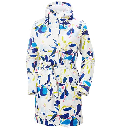 Dámský kabát HELLY HANSEN W KIRKWALL II RAINCOAT 49 SLING WHITE PRINT - Helly Hansen - 53252 49 W KIRKWALL II RAINCOAT