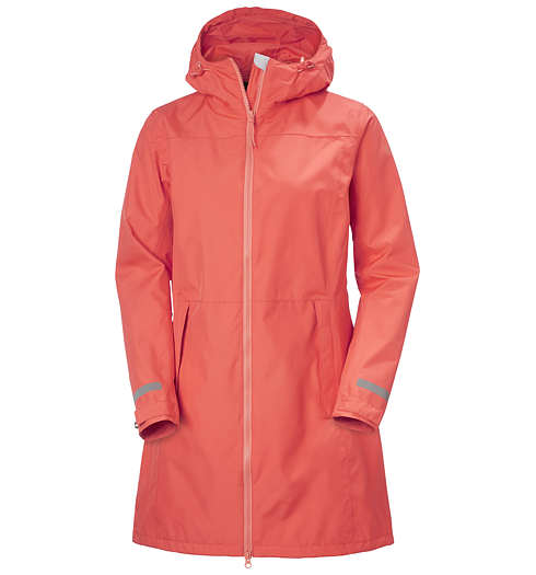 Dámský kabát HELLY HANSEN W LISBURN RAINCOAT 271 HOT CORAL - Helly Hansen - 53097 271 W LISBURN RAINCOAT
