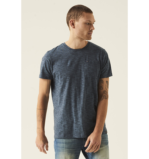 Pánské triko GARCIA mens T-shirt ss 193 modrá - GARCIA - Z1100 193 mens T-shirt ss