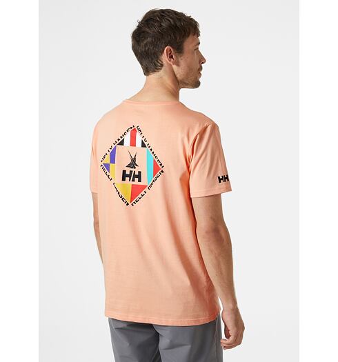 Pánské triko HELLY HANSEN SHORELINE T-SHIRT 2.0 058 ROSE QUARTZ - Helly Hansen - 34222 58 SHORELINE T-SHIRT 2.0