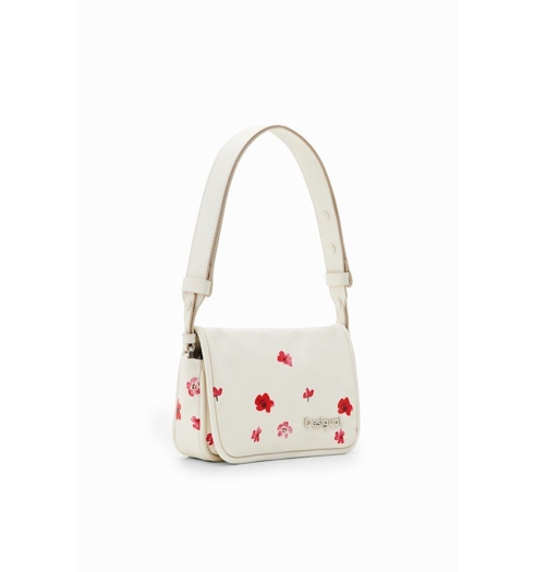 Dámská kabelka DESIGUAL 24SAXP77 1001 BAG_CIRCA GALES 1001 WHITE - DESIGUAL - 24SAXP77 1001 BAG_CIRCA GALES