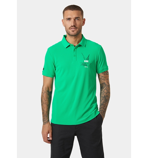 HELLY HANSEN 34416 499 HP RACE POLO 499 BRIGHT GREEN - Helly Hansen - 34416 499 HP RACE POLO