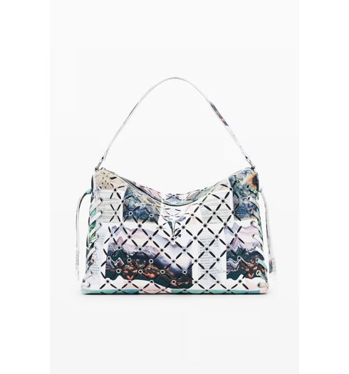 Dámská kabelka DESIGUAL 25WAXD25 9019 BAG JULIETT LEIRIA -10% 9019 MATERIAL FINISHES - DESIGUAL - 25WAXD25 9019 BAG JULIETT LEIRIA -10%