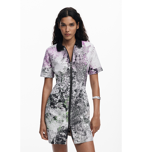 Dámské šaty DESIGUAL 25WWVW02 2020 VEST YIGAL LACROIX 2020 BLACK - DESIGUAL - 25WWVW02 2020 VEST YIGAL LACROIX