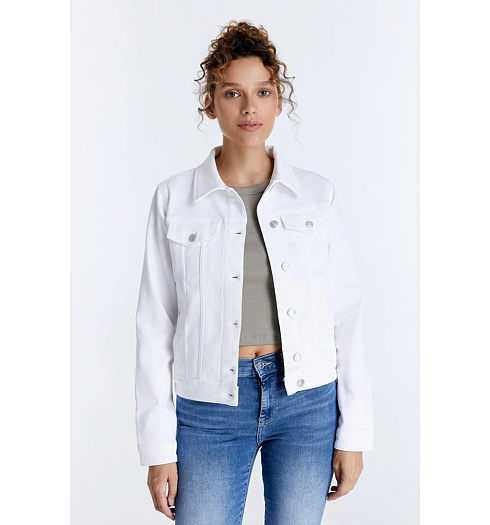 Dámská jeans bunda COJ Denim Katy W Bílá - COJ Denim - COJ Katy W
