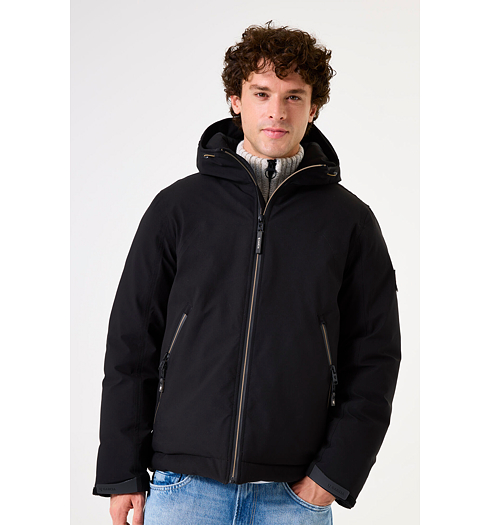 Pánská zimní bunda GARCIA mens outdoor jacket Černá - GARCIA - GJ510910 60 mens outdoor jacket