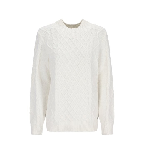 Dámský svetr HAJO D Pullover hoher V-Ausschnitt Béžová - HAJO - 10585 278 D Pullover hoher V-Ausschnitt