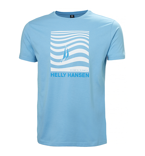 Pánské triko HELLY HANSEN SHORELINE T-SHIRT 3.0 Modrá - Helly Hansen - 54601 621 SHORELINE T-SHIRT 3.0