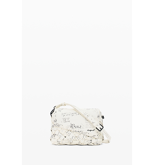 Dámská kabelka DESIGUAL INDIO PHUKET MINI SOFT Bílá - DESIGUAL - 26SAXPAJ 1008 BAG INDIO PHUKET MINI SOFT