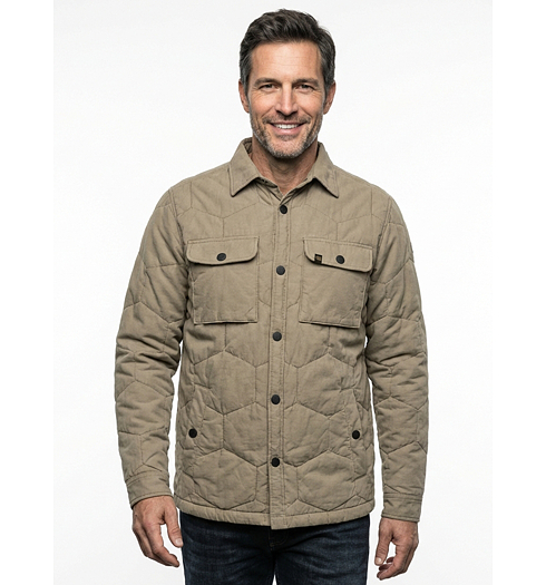 Pánská košile bunda PME LEGEND Shirt jacket in corduroy Béžová - PME LEGEND - PSI2509250 8011 Shirt jacket in corduroy