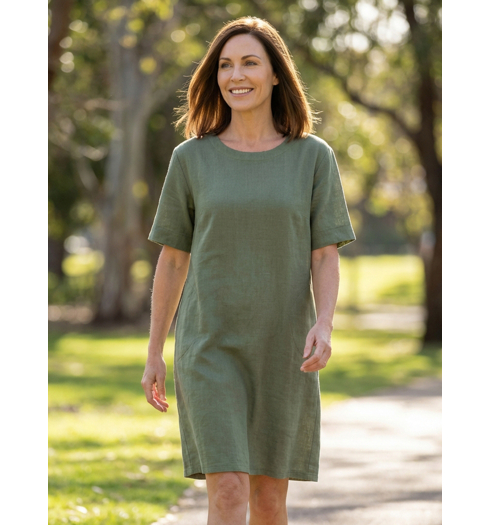 Dámské letní šaty HAJO D Kleid 1/2 RH Zelená - HAJO - 10886 503 D Kleid 1/2 RH