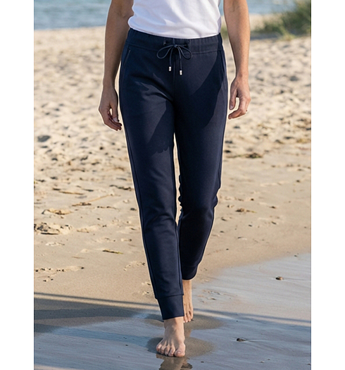 Dámské kalhoty STEHMANN ROXANA2 300 marine - Stehmann - ROXANA2 748 300 41185 ANKLE PANTS