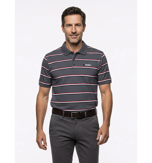 Pánská polokošile KERBO POLO DIRE 033 antracit - KERBO - POLO DIRE 033