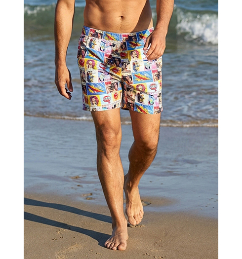 Pánské koupací bermudy RAGMAN 9206741 903 Swimshort alloverprinted 903 - Ragman - 9206741 903 Swimshort alloverprinted