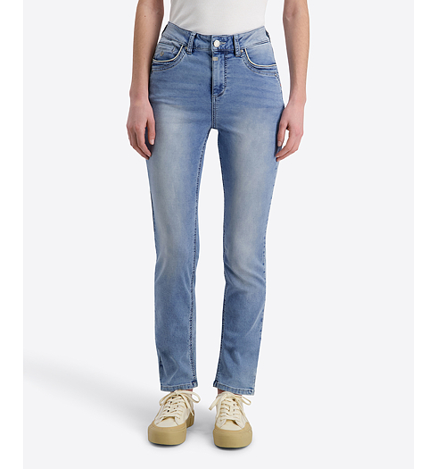 Dámské jeans TIMEZONE TahilaTZ Slim Modrá - Timezone - T1 70046.3337-27 30111 Slim TahilaTZ Womanshape
