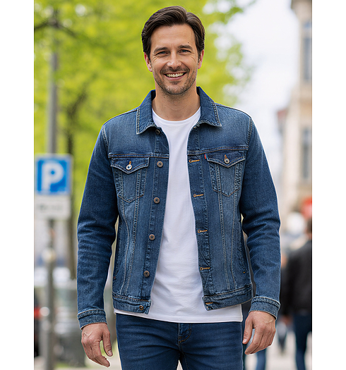 Pánská jarní bunda TIMEZONE Denim Jacket Modrá - Timezone - T2 90101.3555 03815 Denim Jacket