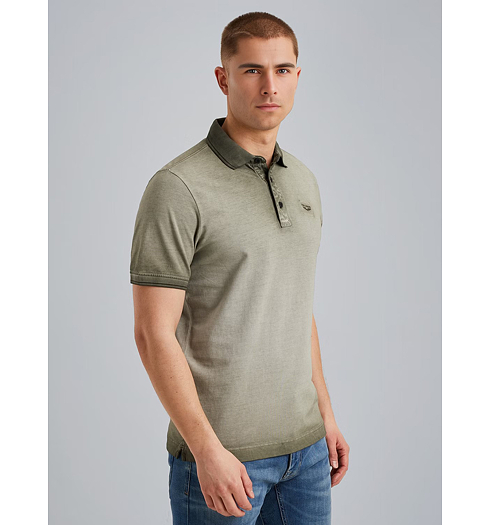 Pánská polokošile PME LEGEND Polo short sleeve cold dye pique 6149 - PME LEGEND - PPSS2504857 6149 Polo short sleeve cold dye pique