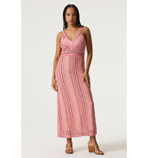 Dámské letní šaty GARCIA ladies dres Růžová - GARCIA - Q260089 1005 ladies dres